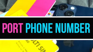 How to Transfer Phone Number to New Carrier | Port Phone Number to another provider