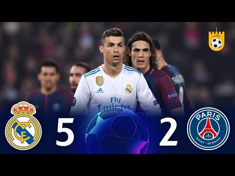 Highlights ( Real Madrid 5 - 2 Psg ) - Ronaldo destroys Paris and kills Neymar's dreams 💥⚡😱