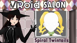 Tutorial - Vroid Hair Style: Spiral Twintails