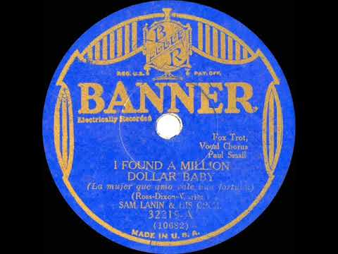 1931 Sam Lanin - I Found A Million Dollar Baby (Paul Small, vocal)