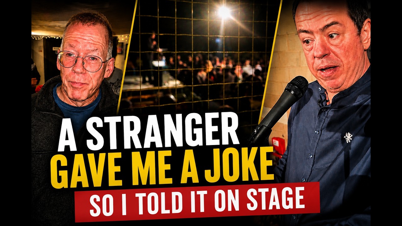 Comedian tries audience member's joke at his next gig!