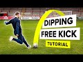 Dipping top spin free kick tutorial