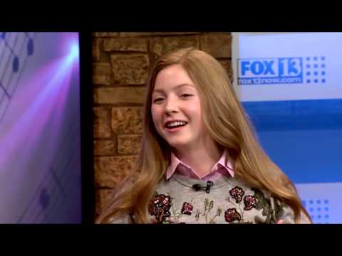 Lexi Walker at Fox13 with Bob Evans  (2017)