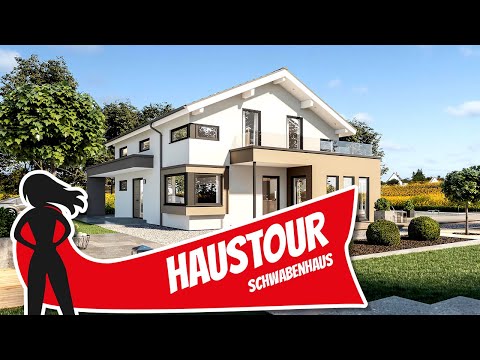 Haustour: Fertighaus mit Carport und besonderem Lichtkonzept von Schwabenhaus | Hausbau Helden