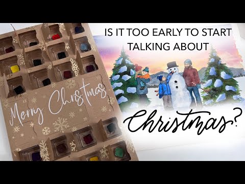 A Watercolour Artist's Dream Advent Calendar!