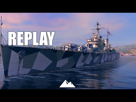 MINOTAUR, nur durch das Gefechtsende gebremst! - World of Warships | [Replay] [Deutsch] [60fps]