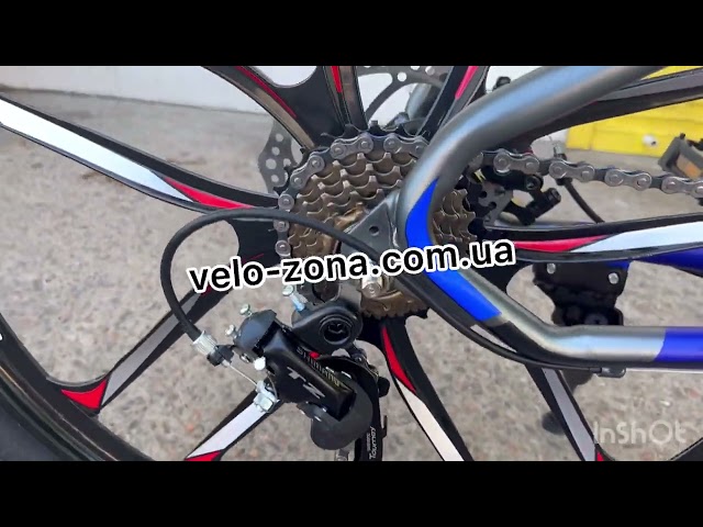 Велосипед Rise Розмір коліс 26 Розмір рами 17 Підходить на зріст від 135 до 175см Синій на Литих дисках