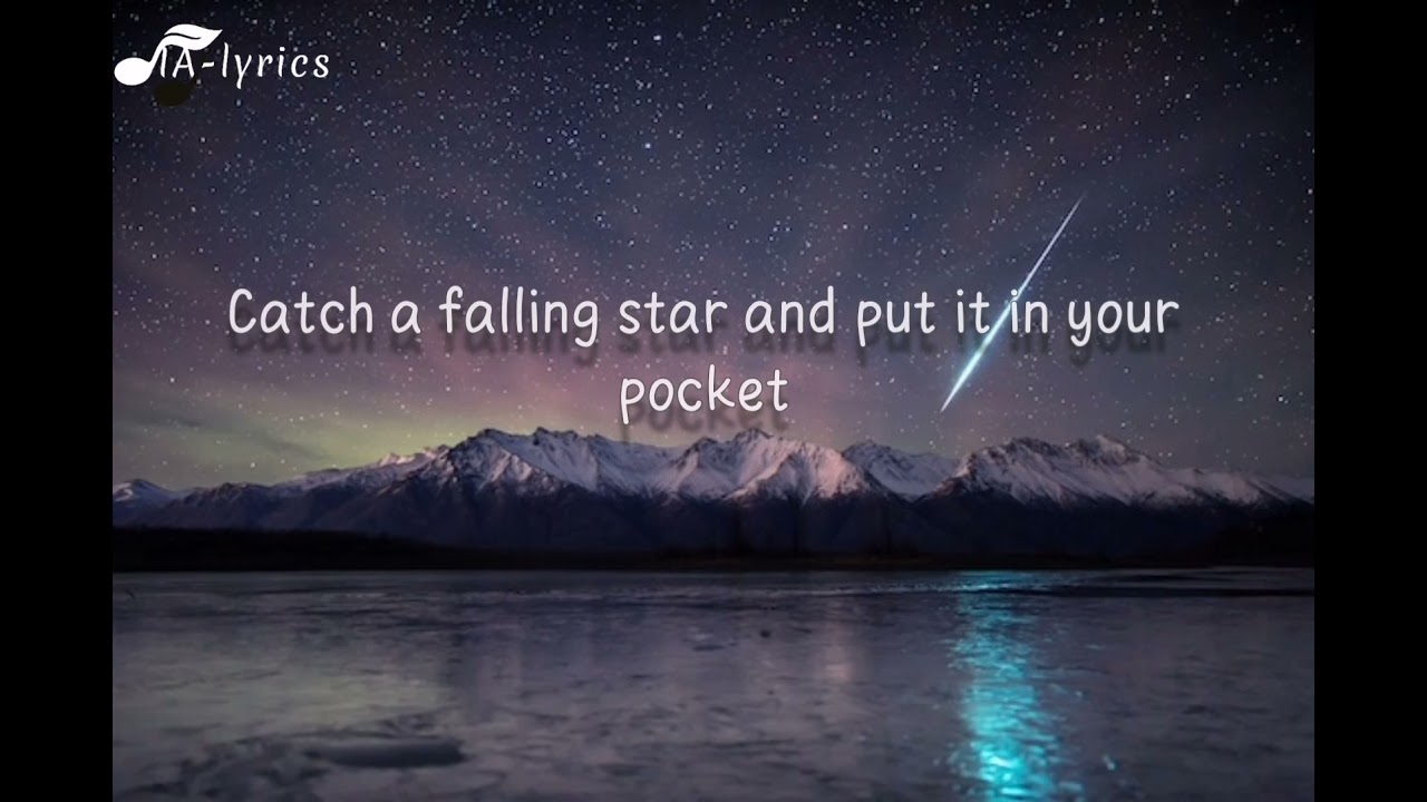 Catch a Falling Star by Perry Como - lyrics - YouTube