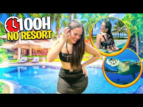 SOBREVIVEMOS 100 HORAS EM UM RESORT 5 ESTRELAS - VÍDEO DE 1 HORA