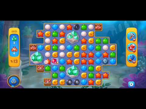 Fishdom 5621 Hard Level NO 💣🧨💥