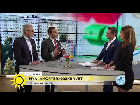 Nya amorteringskravet – "Folk kommer inte att sälja" - Nyhetsmorgon (TV4)