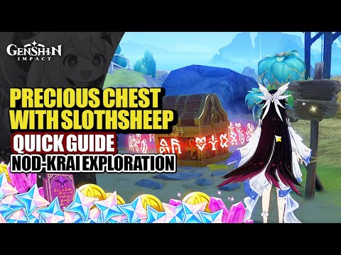 Slothsheep Precious Chest Near Waypoint Quick Guide | Nod-Krai Exploration | Genshin Impact 6.3