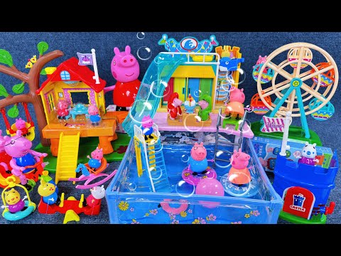 12 Minutes Satisfying with Unboxing Cute Peppa Pig Water Park Toys Collection ASMR | Review Toys