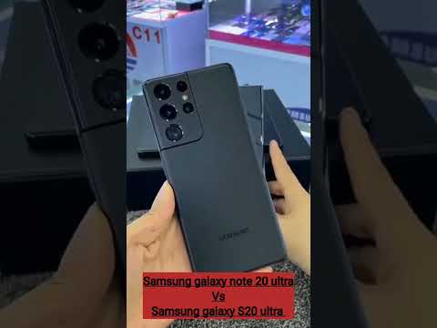 Samsung galaxy note 20 ultra vs Samsung galaxy S20 ultra |@mobilestudio7552