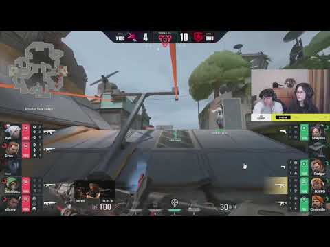 TenZ and Kyedae reaction to GAMBIT vs X10C ESPORT - WINNER TO SEMI FINAL - VALORANT Champions