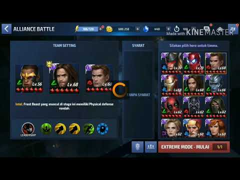 CAPTAIN AMERIKA TEAM UP ALLIANCE BATTLE HIGHSCORE  573305(MARVEL FUTURE FIGHT)