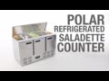 G-Series G607 368 Ltr 3 Door Stainless Steel Refrigerated Pizza / Saladette Prep Counter Product Video