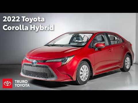 2022 Toyota Corolla Hybrid CVT w/Li Battery in Red for sale at Truro Toyota in Truro, NS