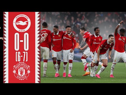 ICEMAN PENALTY SENDS US TO THE FINAL 🥶 | Brighton (6) 0-0 (7) United | Highlights