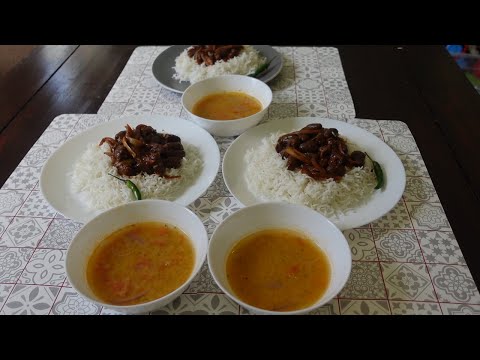 CHICKEN HEART SALMI & RED SPLIT LENTILS WITH RICE