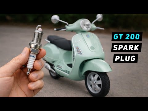 Vespa GT 200 L - Spark Plug Change | Mitch's Scooter Stuff