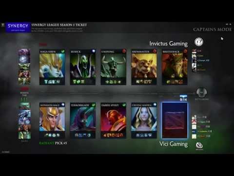 Dota 2 Synergy League: Season 2 - Vici Gaming vs Invictus Gaming - Game 1