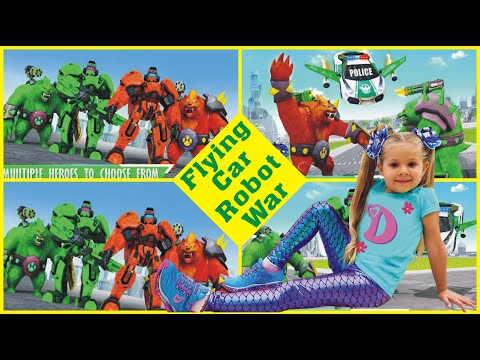 2021 Bear Robot Car Transform: Flying Car Robot War