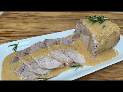 Pork loin in milk