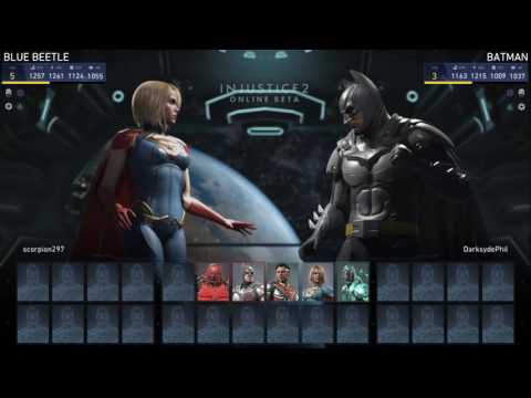 Injustice 2 1st Beta gameplay pt20 - Final Batman Gameplay