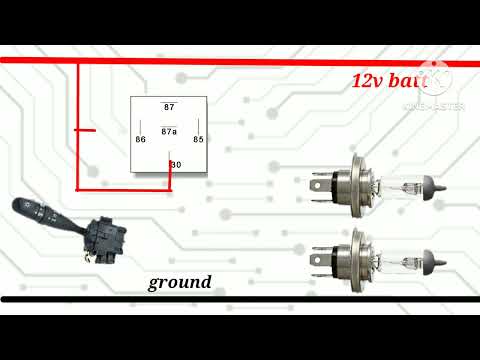 HEADLIGHT WIRINGS #autoelectrician #wiring #wiringproblem