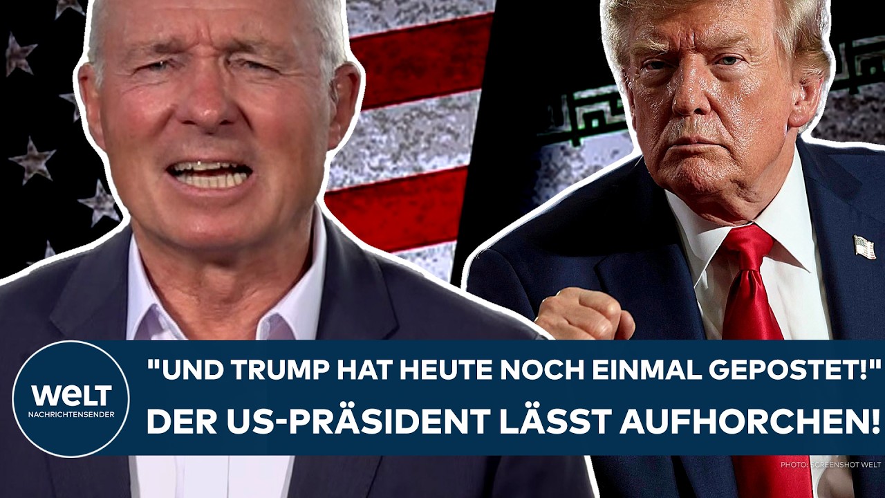IRAN-KRIEG: "Und Trump hat heute noch einmal gepostet!" US-Präsident lässt aufhorchen!