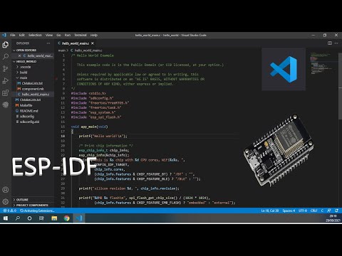 Esp32 Visual Studio Code _ Getting started with ESP-IDF in Visual ...
