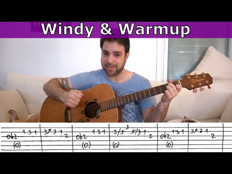 Fingerstyle Challenge #1 - Windy & Warm - Guitar Lesson w/ TAB