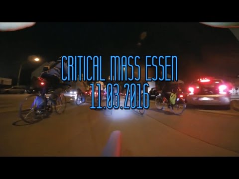 Critical Mass Essen ►11.  März 2016 [FULL HD] #velobande
