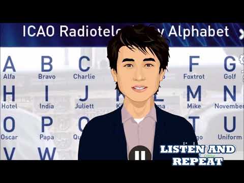 Aviation Phonetic Alphabet -  Listen and Repeat