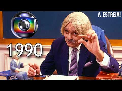Programação da Globo na estreia da Escolinha do professor Raimundo  em 1990
