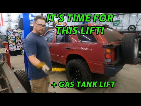 1995 Honda Passport Isuzu Rodeo Lift and Fuel tank Raise