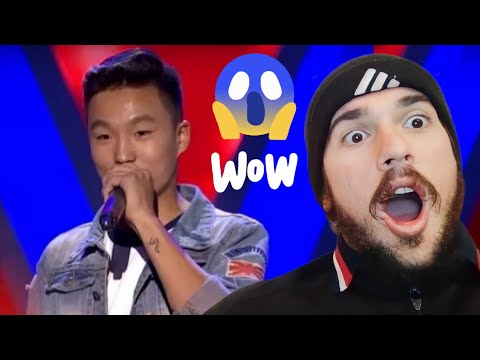 Munkh-Erdene - The deepest voice in the world 😱 The Voice of Mongolia 2018 / REACTION
