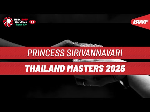 PRINCESS SIRIVANNAVARI Thailand Masters 2026 | Day 1 | Court 2 | Qualification/Round of 32
