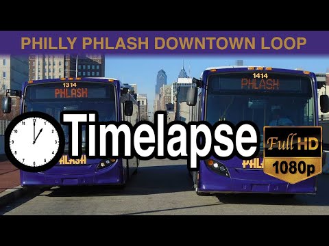 PHLASH Downtown Loop TimeLapse