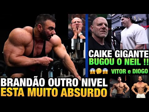 BRANDÃO ABSURDO: OMBRO IMENSO + CAIKE BUGOU GERAL COM SEU TAMANHO E MAIS