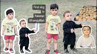 Alhamdulillah first vlog in pakistan || finally hum pakistan agaye || #shorts #trending 😍😍