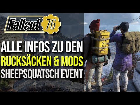 Neues Sheepsquatsch Event | Alle Rucksack Infos & Mods | Fallout 76
