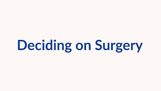 Advanced Orthopedic Specialists – Deciding on Surgery