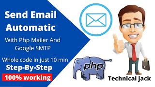 Download the video "PHP mailer | Send Email using phpmailer and smtp | working 100% | #SMTP #php #automaticmail #email"
