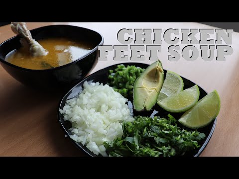 Chicken feet soup "Patitas"