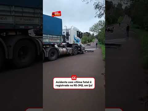 Acidente com vítima fatal é registrado na RS-342, em Ijuí