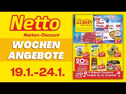 NETTO Prospekt aktuell 📄 Angebote gültig ab Montag 19.01.2026 | Prospekt Check #NETTO