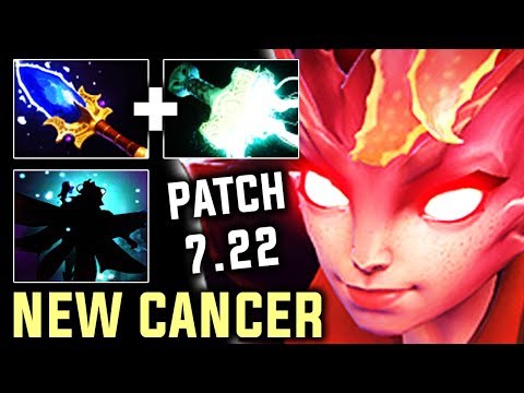 New Cancer Of Patch 7.22 - Machine Gun Mid Dark Willow WTF Is This Dota 2??