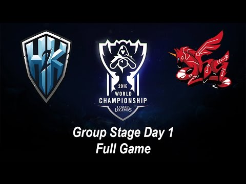 H2K vs AHQ | Group Stage Day 1 | World Championship 2016 League of Legends